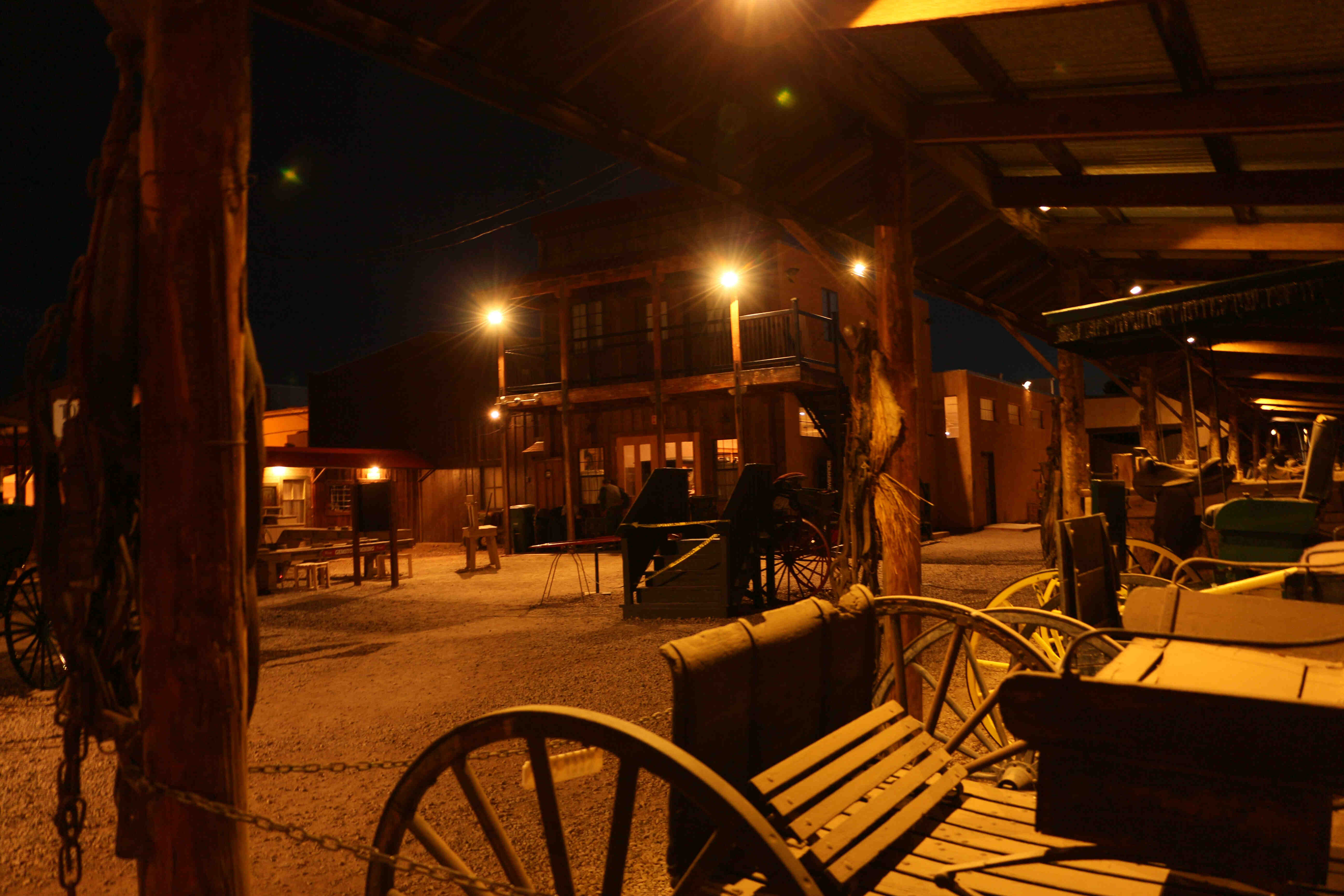 O.K. Corral at night